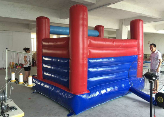 সুপারম্যান প্রিন্ট ইনডোর Bouncy কাসল ফ্লেম Retardant বৈশিষ্ট্যযুক্ত SGS সমন্বিত