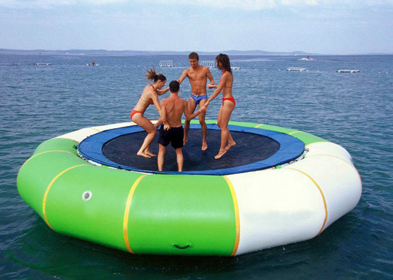 লিড মুক্ত ফিনল্যান্ডের মেয়ে লেক Trampoline, ফ্লোটিং জল ট্রাম্পোলাইন উচ্চ টেম্প ওয়েল্ডিং